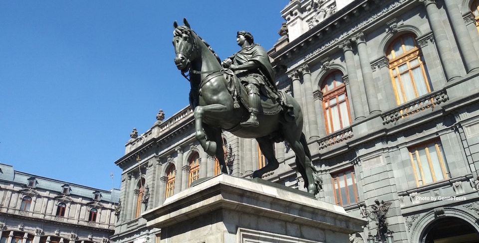 Caballito Ecuestrian monument to King Charles IV. Sculpture by Tolsa. GentleTours