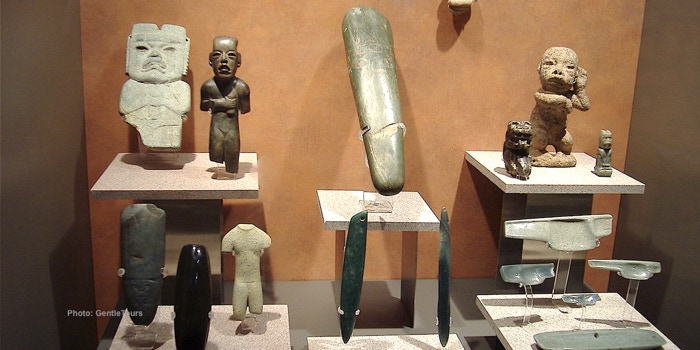 Olmec Jade Olmec jade in Anthropology Museum. Photo: GentleTours